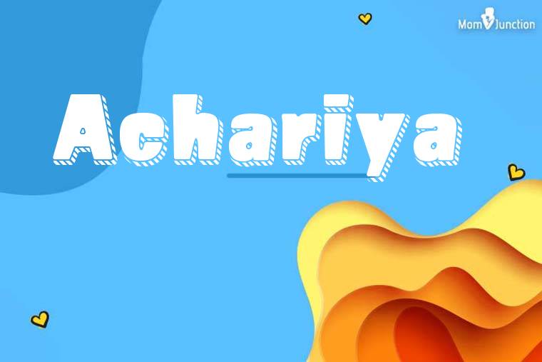 Achariya 3D Wallpaper