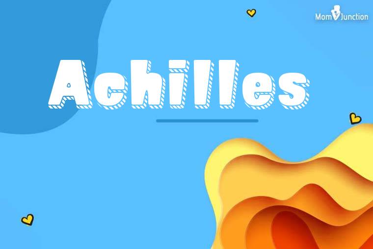 Achilles 3D Wallpaper