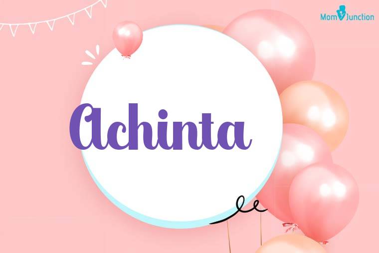 Achinta Birthday Wallpaper