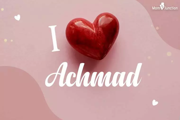 I Love Achmad Wallpaper