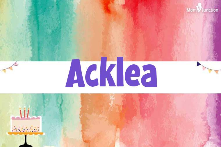 Acklea Birthday Wallpaper