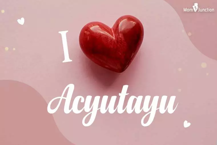 I Love Acyutayu Wallpaper