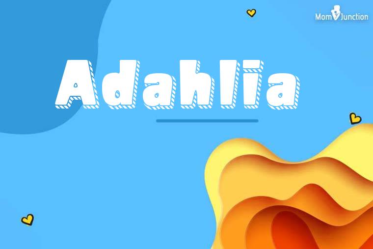 Adahlia 3D Wallpaper