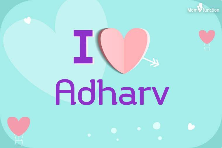 I Love Adharv Wallpaper