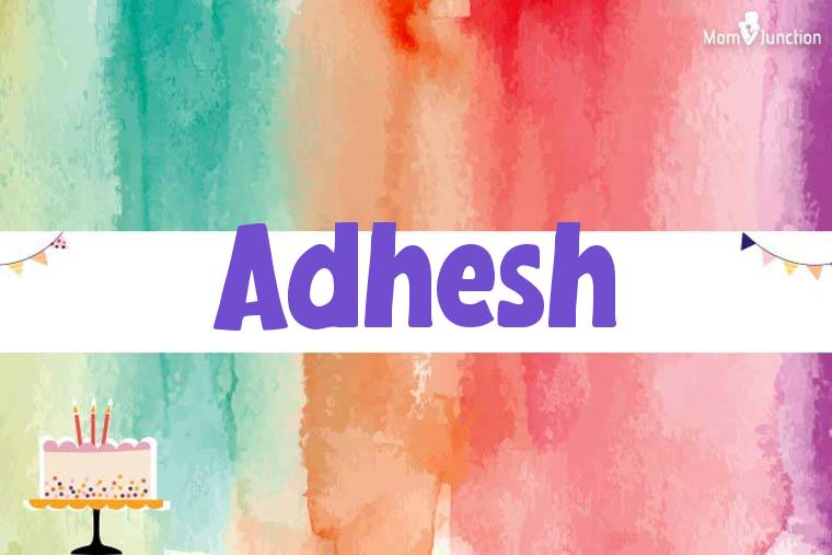 Adhesh Birthday Wallpaper