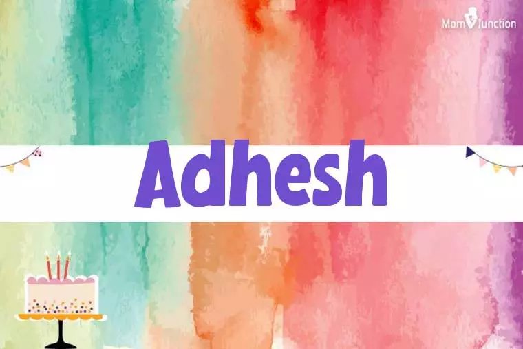 Adhesh Birthday Wallpaper