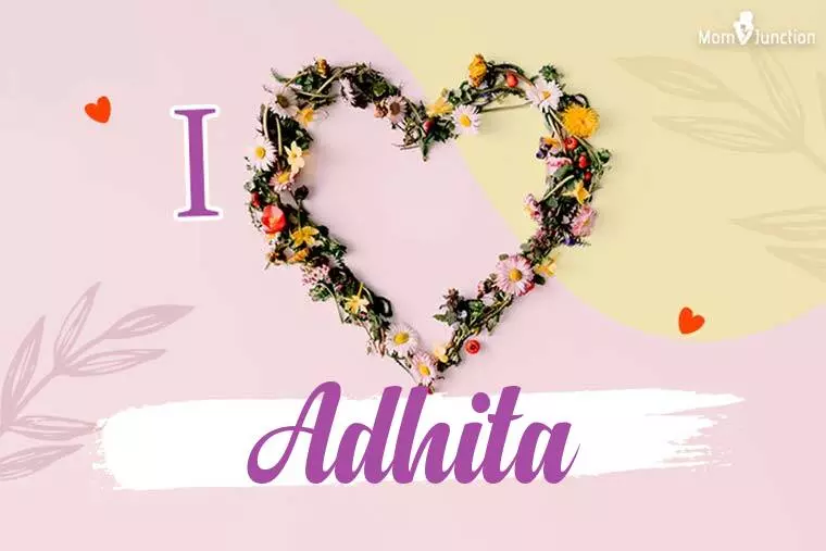 I Love Adhita Wallpaper