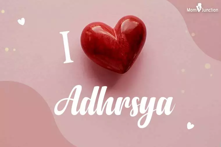 I Love Adhrsya Wallpaper