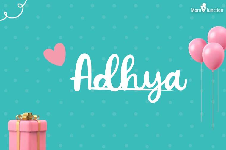 Adhya Birthday Wallpaper