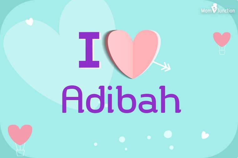 I Love Adibah Wallpaper