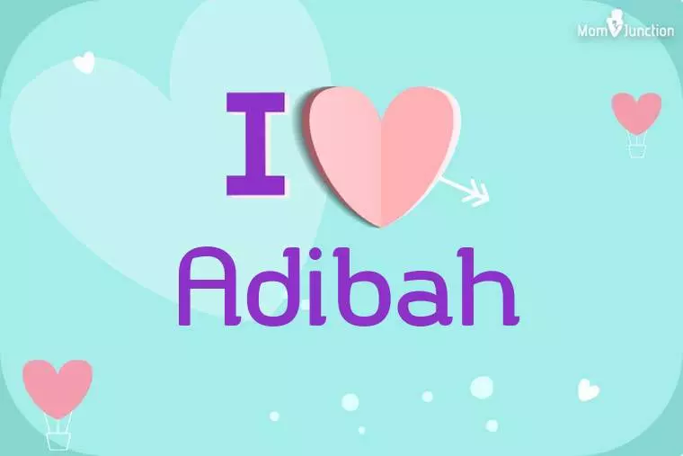 I Love Adibah Wallpaper