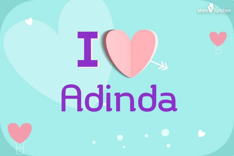 I Love Adinda Wallpaper