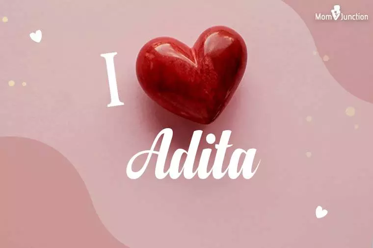 I Love Adita Wallpaper