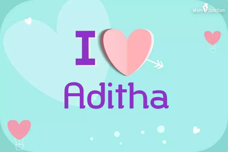 I Love Aditha Wallpaper