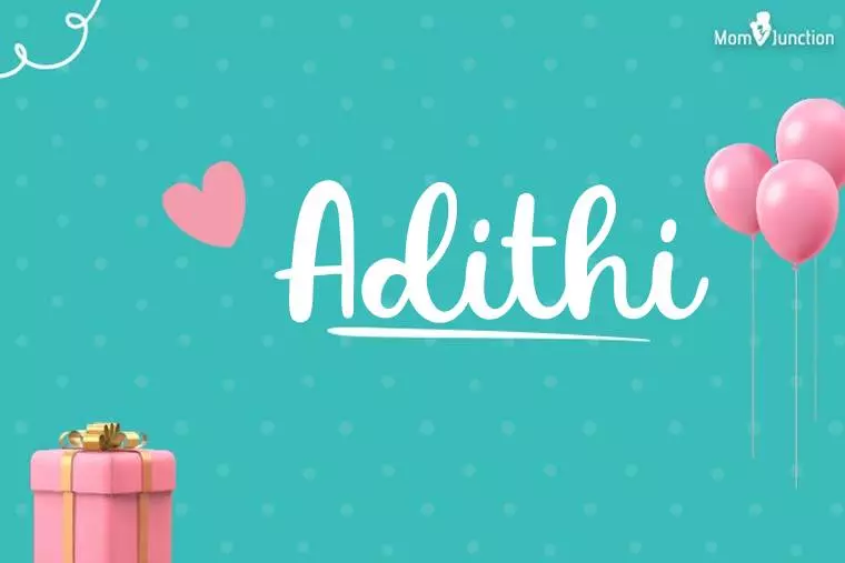 Adithi Birthday Wallpaper