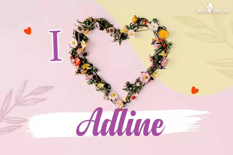 I Love Adline Wallpaper