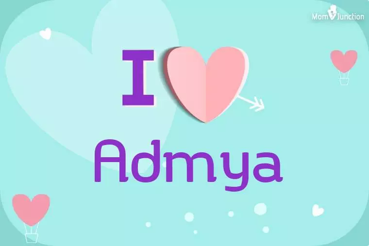 I Love Admya Wallpaper