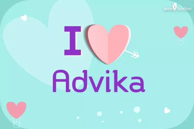 I Love Advika Wallpaper
