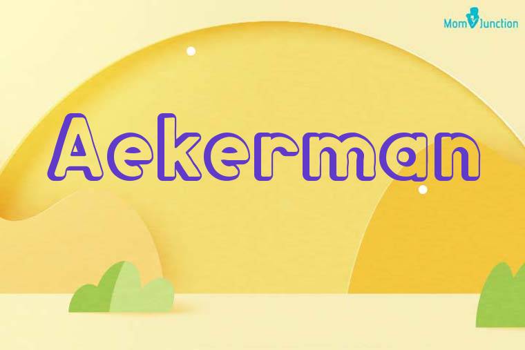 Aekerman 3D Wallpaper