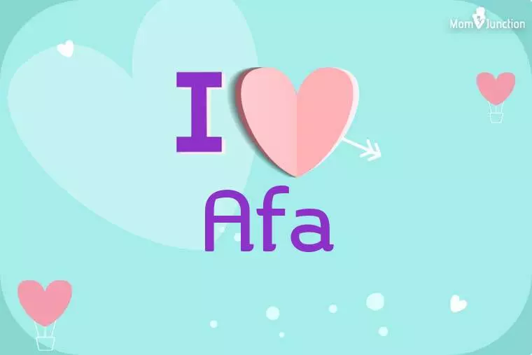 I Love Afa Wallpaper