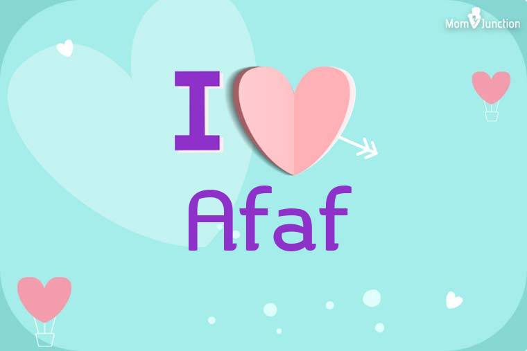 I Love Afaf Wallpaper