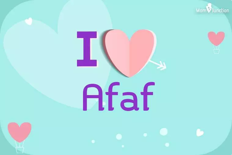 I Love Afaf Wallpaper