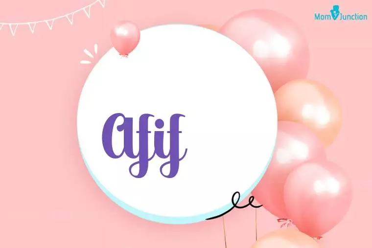 Afif Birthday Wallpaper