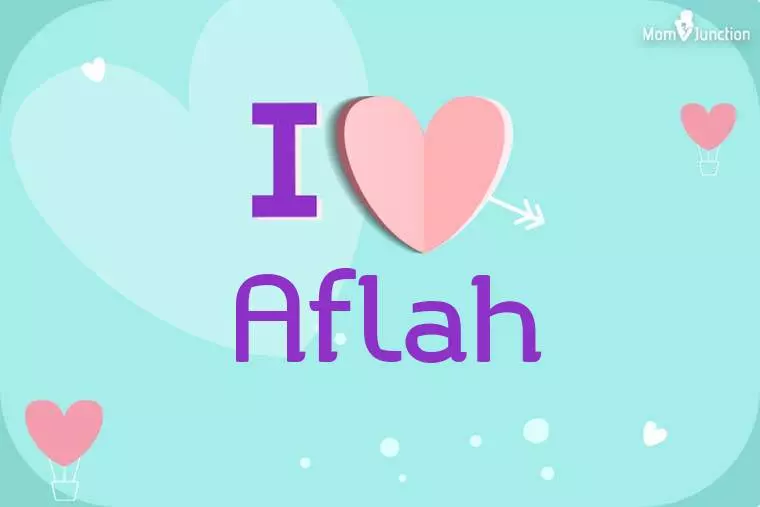 I Love Aflah Wallpaper