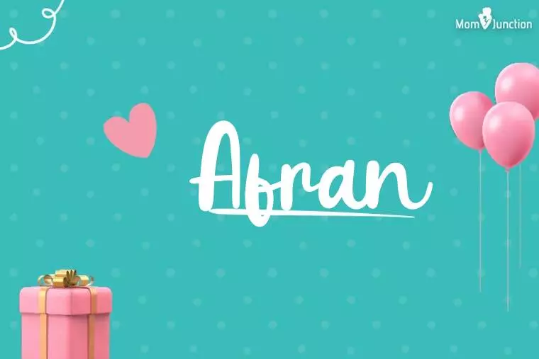 Afran Birthday Wallpaper