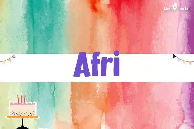 Afri Birthday Wallpaper