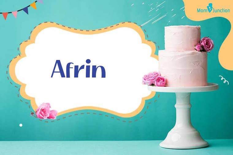 Afrin Birthday Wallpaper