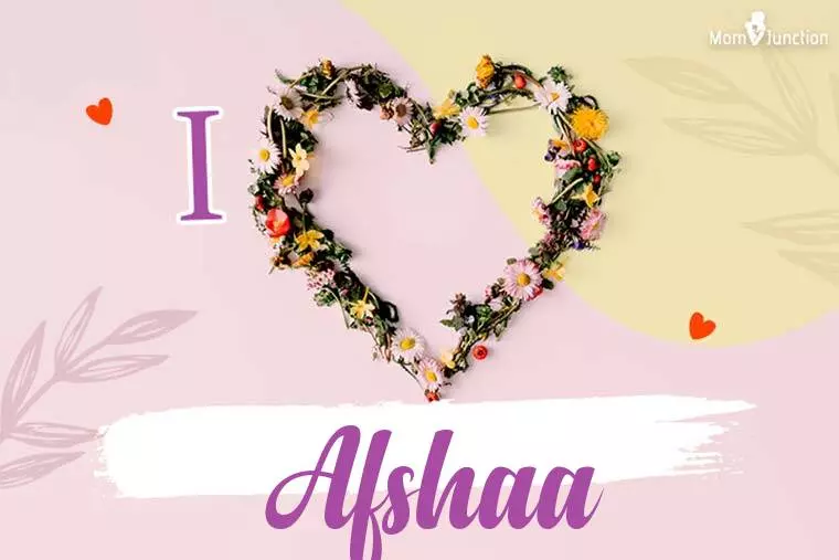 I Love Afshaa Wallpaper