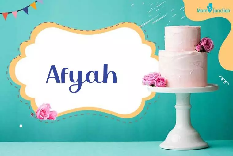 Afyah Birthday Wallpaper