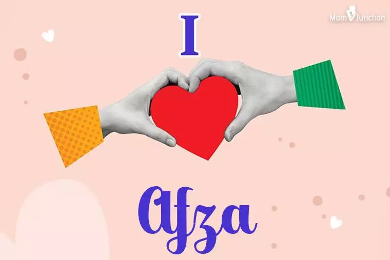 I Love Afza Wallpaper