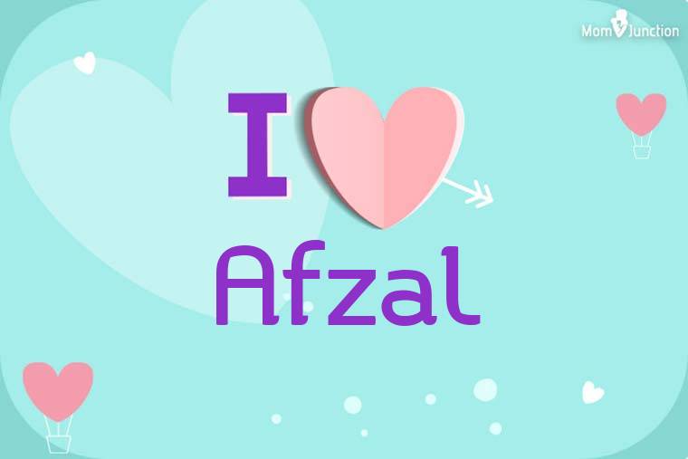 I Love Afzal Wallpaper