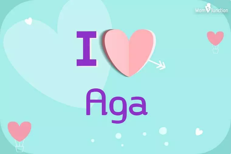 I Love Aga Wallpaper