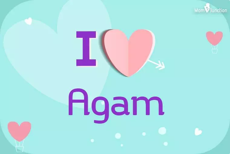 I Love Agam Wallpaper