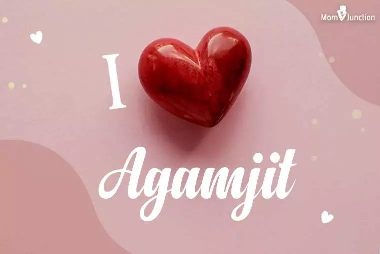 I Love Agamjit Wallpaper