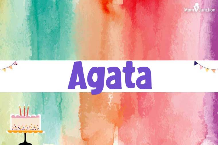 Agata Birthday Wallpaper