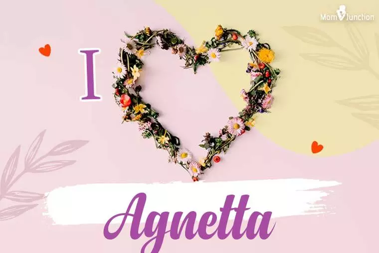 I Love Agnetta Wallpaper