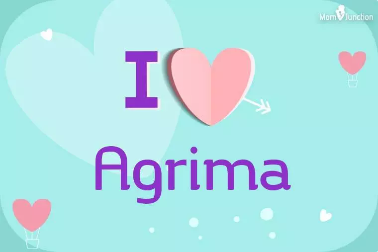 I Love Agrima Wallpaper