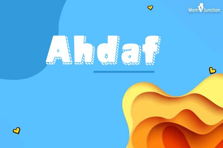 Ahdaf 3D Wallpaper