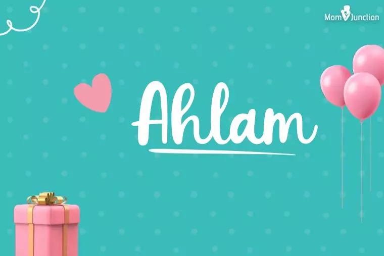 Ahlam Birthday Wallpaper