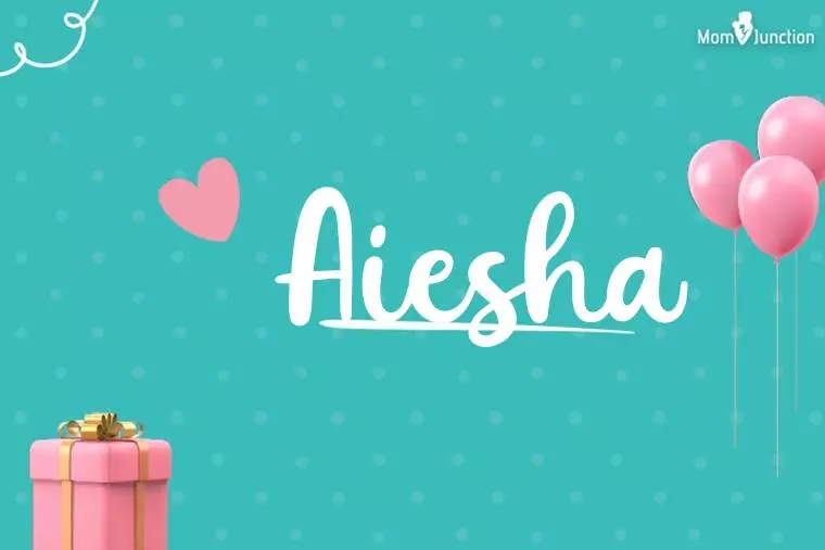 Aiesha Birthday Wallpaper