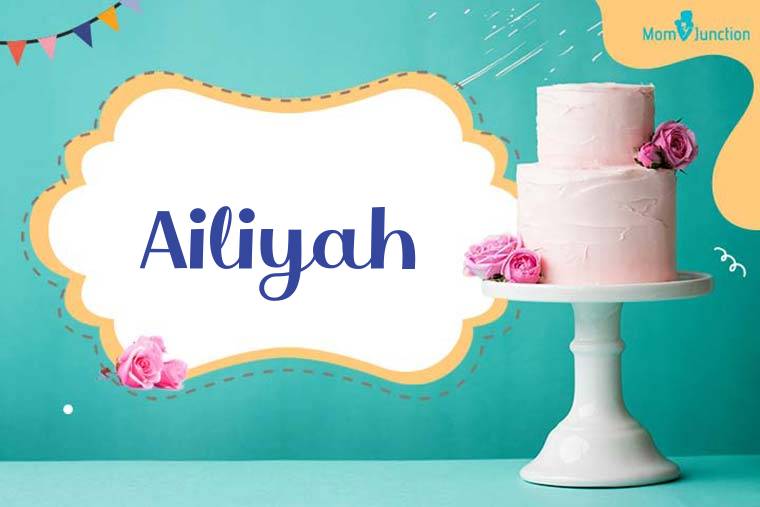 Ailiyah Birthday Wallpaper