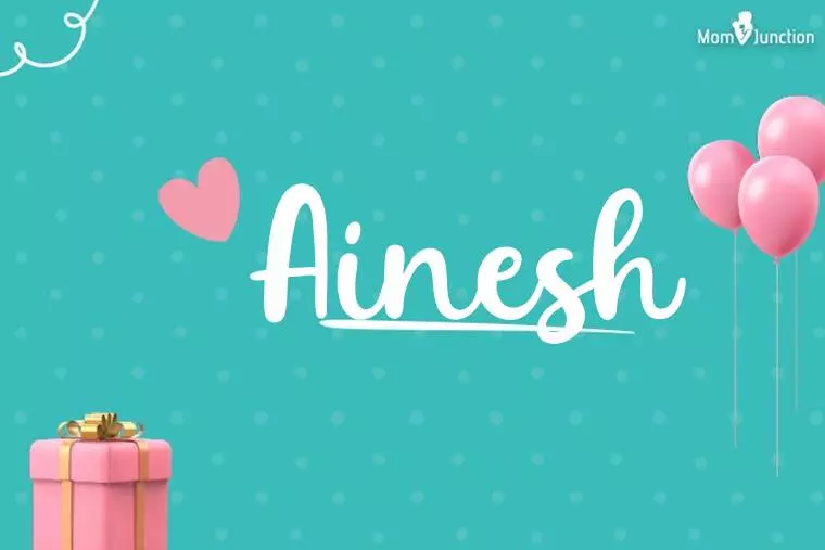 Ainesh Birthday Wallpaper