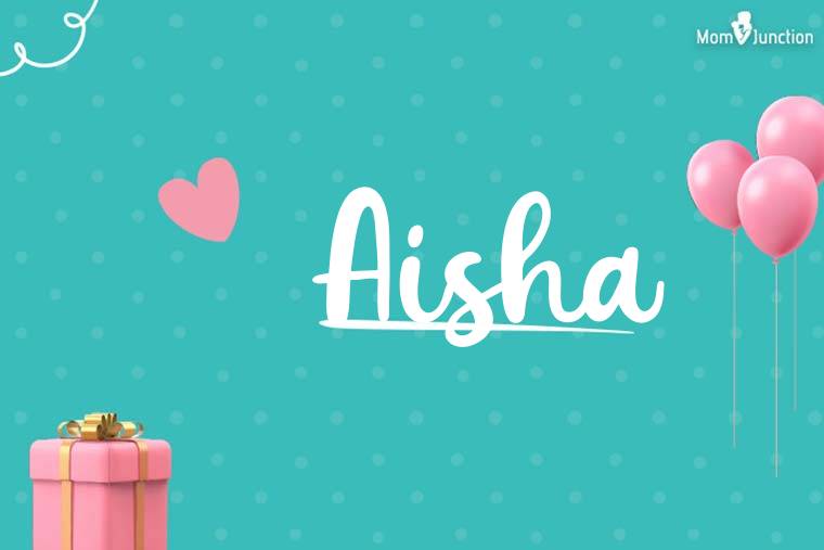 Aisha Birthday Wallpaper