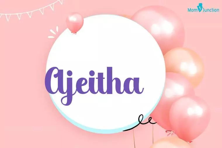 Ajeitha Birthday Wallpaper