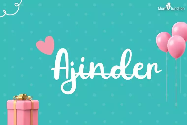 Ajinder Birthday Wallpaper