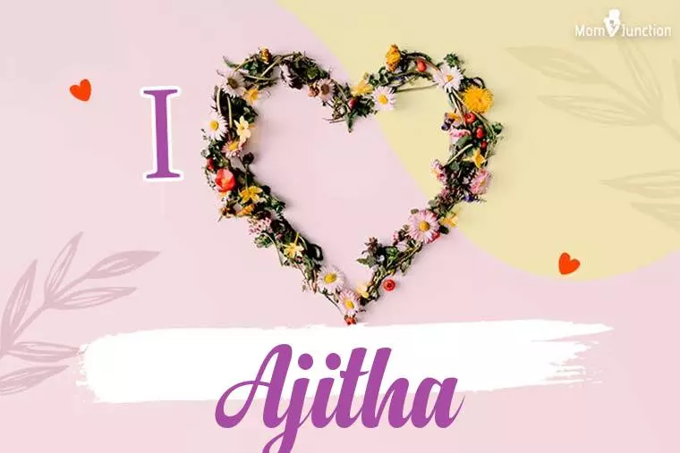 I Love Ajitha Wallpaper